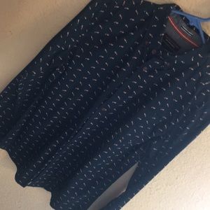 Denim & Flower Shirt